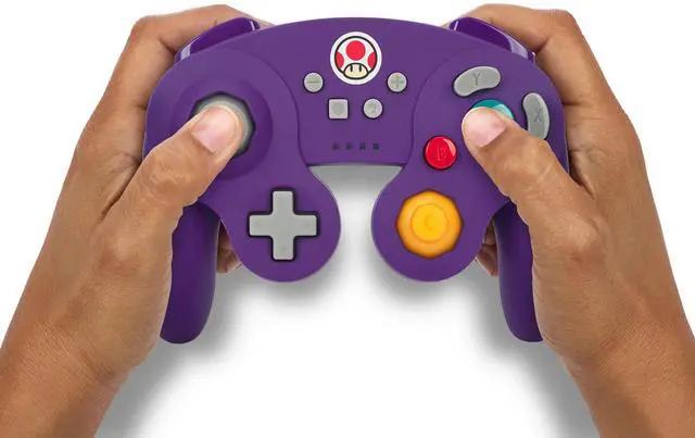 Alt view image 2 of 7 - GameCube Style Wireless Controller for Nintendo Switch/Switch 2 / Switch Lite/OLED Model - Toad, Officially Licensed by Nintendo