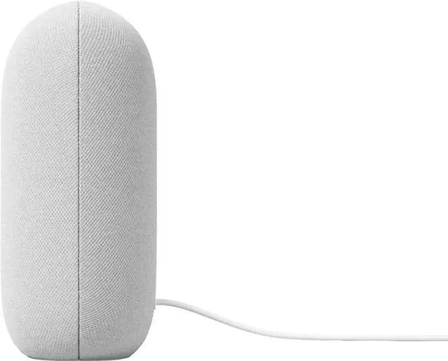 Alt view image 6 of 6 - Audio Bluetooth Speaker - Wireless Music Streaming, Powerful Sound, Assistant Built-in, Wi-Fi and Bluetooth Connectivity, Smart Home Control, Stereo Pairing (Chalk)
