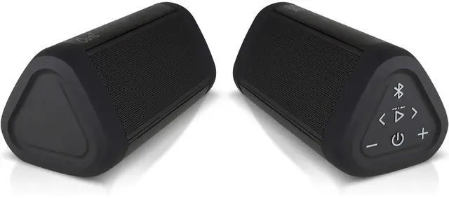 Main image of OontZ Ultra Dual Portable Bluetooth Speaker 5.0 2-Pack IPX7 Waterproof, 14W Enhanced Sound, 20-Hr Battery, 100ft Range, Deep Bass & Clear Audio, Durable for Shower, Pool, or Beach (Black)