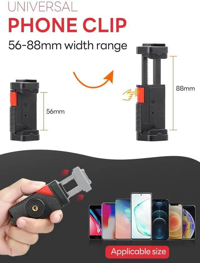 Alt view image 3 of 7 - Smartphone Video Vlogging Kit Metal Microphone Light Tiktok YouTube Podcast Equipment for iPhone 15/14/13 Mini/Pro/Max, Android Smartphone (V-Master)