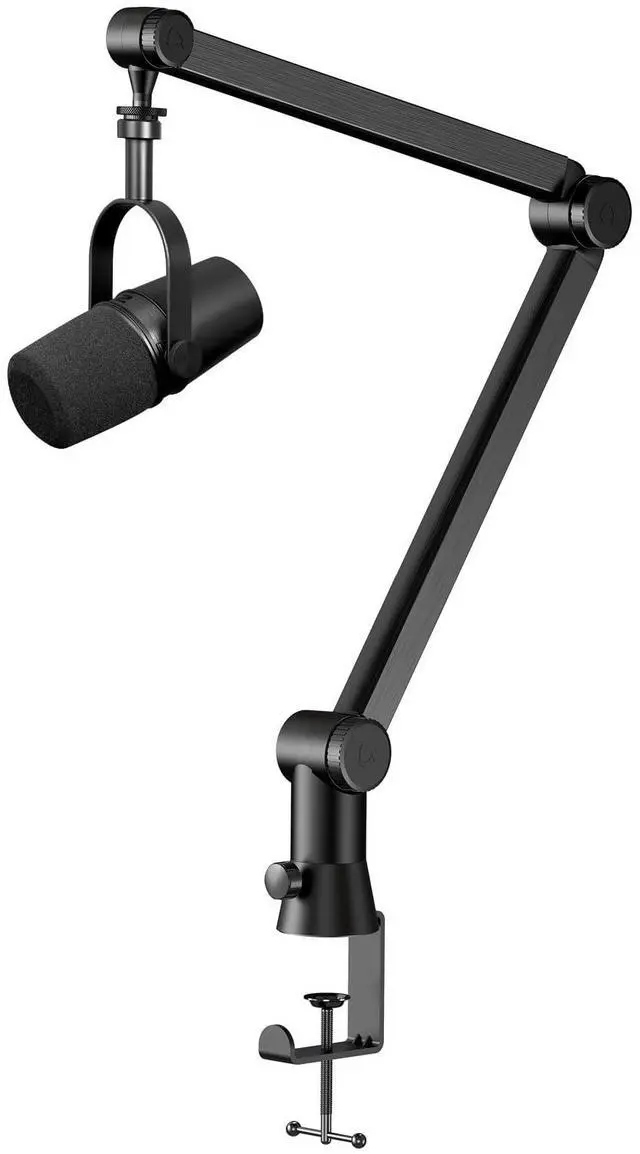 Main image of Mic Boom Arm Stand Compatible with Shure SM7B, MV7, Blue Yeti Mic, Fifine microphone, HyperX QuadCast Mic and Most Microphones, Premium Microphone Arm by