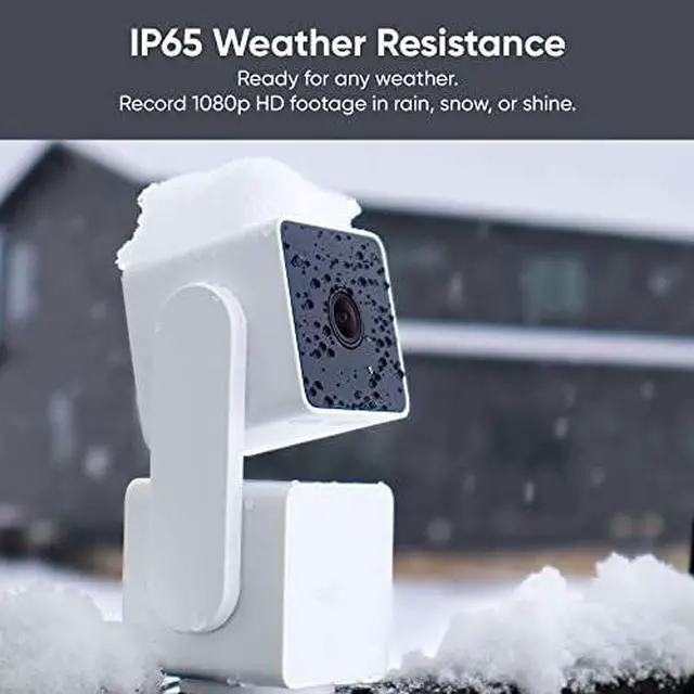 Alt view image 4 of 6 - Cam Pan v3 Indoor/Outdoor IP65-Rated 1080p Pan/Tilt/Zoom Wi-Fi Smart Home Security Camera with Color Night Vision, 2-Way Audio, Compatible with Alexa & Google Assistant, White, 2-Pack