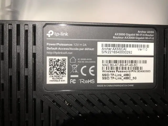 Alt view image 7 of 7 - Dual-Band AX3000 Wi-Fi 6 Router Archer AX55 | Wireless Gigabit Internet Router for Home | EasyMesh Compatible | VPN Clients & Server | HomeShield, OFDMA, MU-MIMO | USB 3.0 | Secure by Design