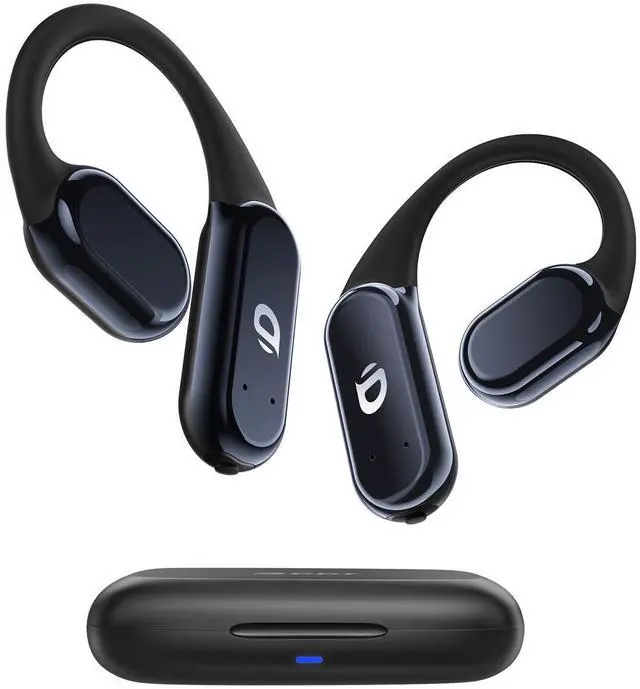 Main image of True Wireless Bone Conduction Earphones, OWS Open Ear Headphones with Earhooks, Bluetooth 5.3, Up to 60H Playtime with Case, IP68, AAC/SBC, for Cycling Yoga Workouts