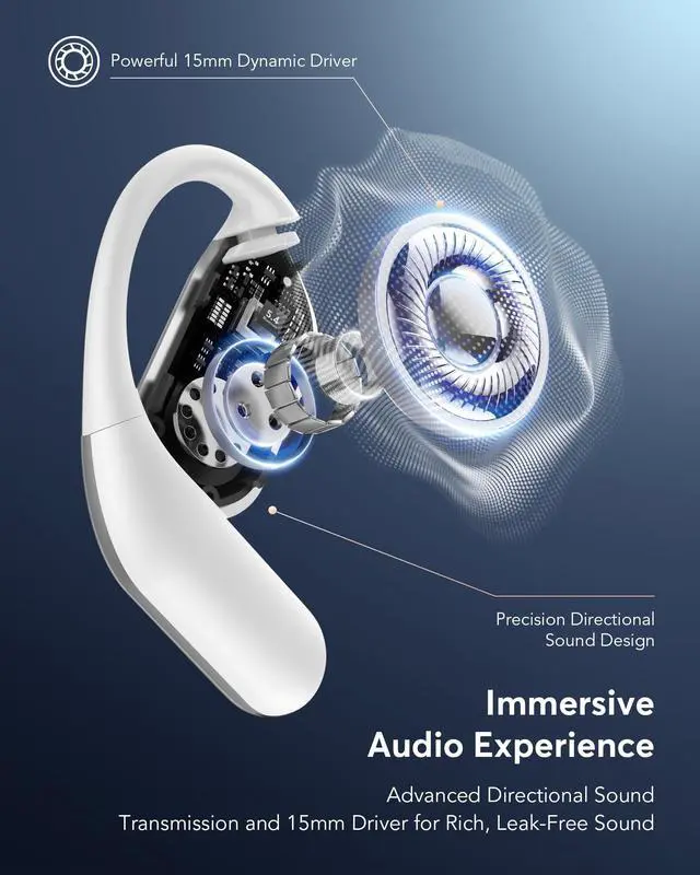 Alt view image 7 of 7 - AI Language Translation Earbuds, Bluetooth 5.4 Headphones Translator for 144 Languages & Accents, OWS LCD Touch Screen Real-Time Earphones Fit iOS and Android Ideal for Travel Business Learning,Silver