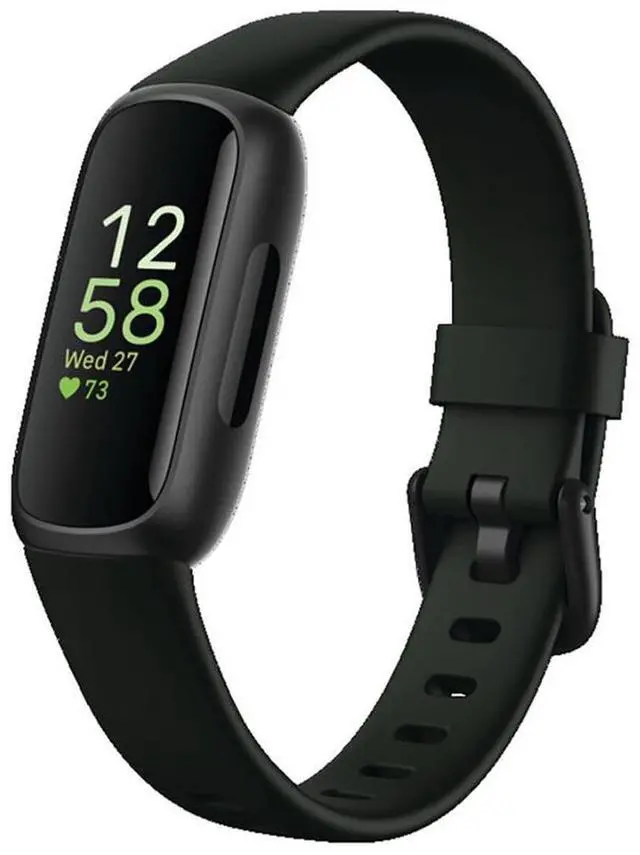 Main image of Inspire 3 Health &-Fitness-Tracker with Stress Management, Workout Intensity, Sleep Tracking, 24/7 Heart Rate and more, Midnight Zen/Black One Size (S & L Bands Included)