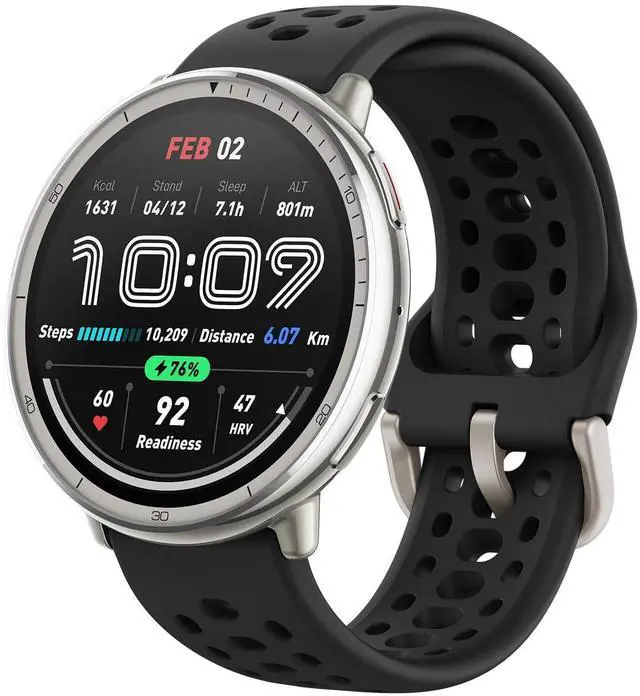 Main image of JAYSUINGActive 2 Sport Smart Watch Fitness Tracker for Android and iPhone, 44mm, 10 Day Battery, Water Resistant, GPS Maps, Sleep Monitor, 160+ Workout Modes, 400 Face Styles, Silicone Strap, Free App