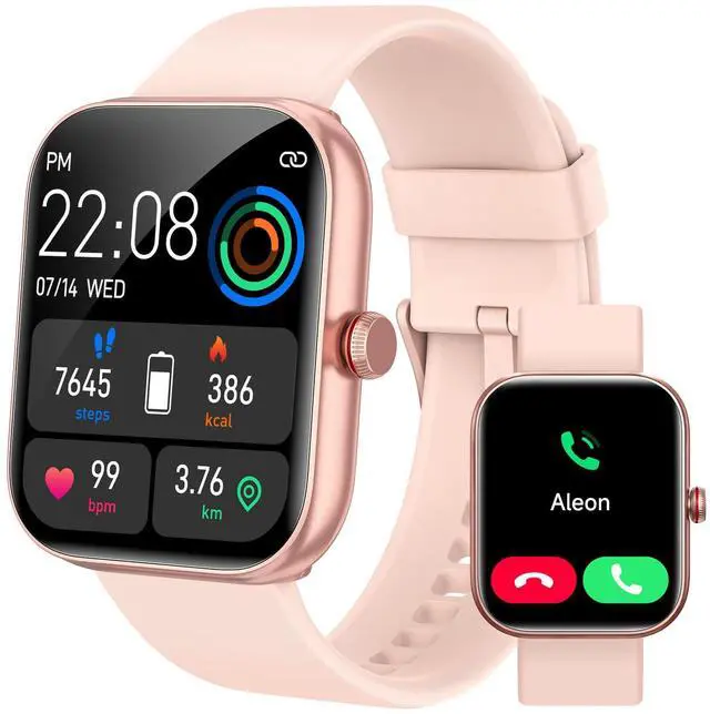 Main image of Smart Watch for Women, Smartwatch for iPhone & Android Bluetooth (Answer/Call) Built-in Alexa, 1.91" HD Fitness Tracker with 105+ Sport Modes, IP68 Waterproof, Sleep/Heart Rate/SpO2/Stress Monitor