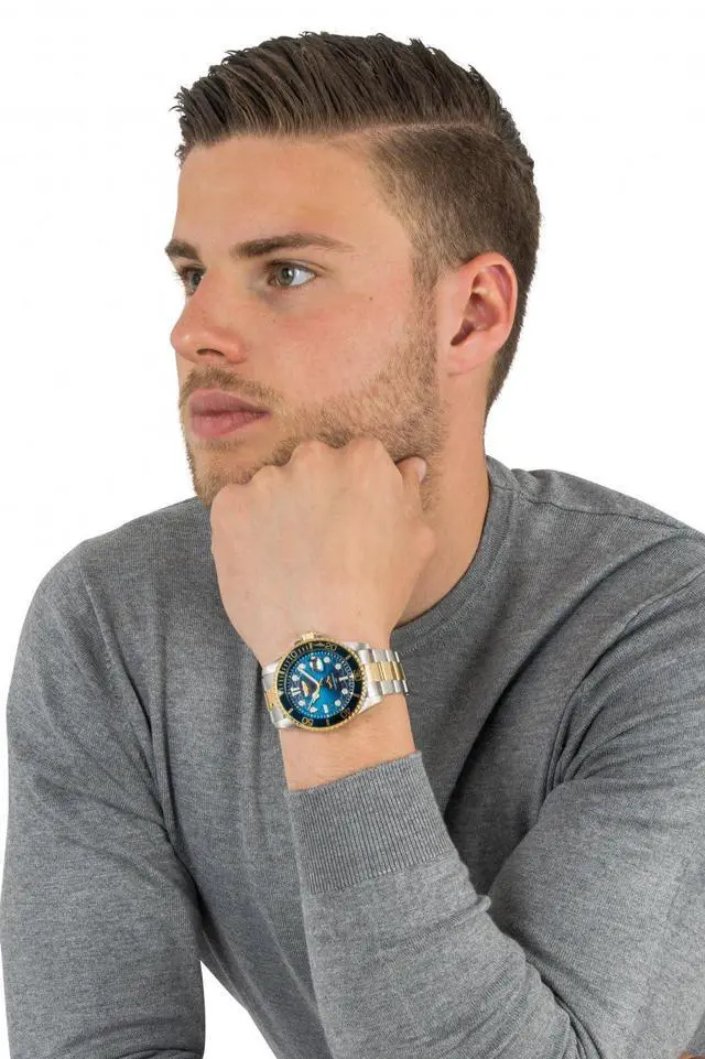 Alt view image 5 of 7 - Mens Pro Diver Quartz Watch, Two Tone, 30021