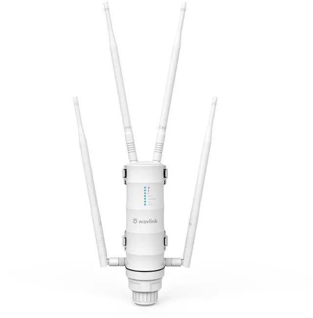 Main image of AC1200 Outdoor Wireless High Power Weatherproof WiFi Long Range Extender/Access Point/Router with Passive POE,Dual Band 2.4+5G Repeater,Gigabit Port, No WiFi Dead Zones for Working from Home