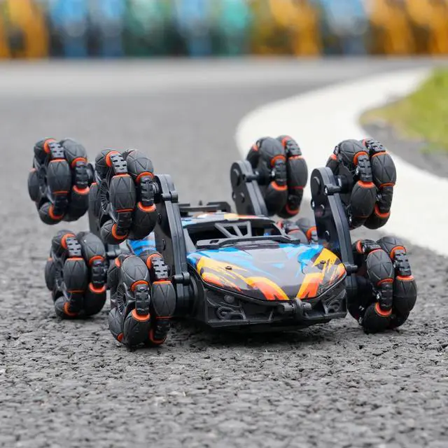 Alt view image 2 of 7 - Cool 8 Wheels Hand Controlled rc Stunt Car Toys, Gesture Sensing Remote Control Cars for Boys Age 6 7 8-12 13 14 Year Old, Birthday Gifts Ideas for Kids