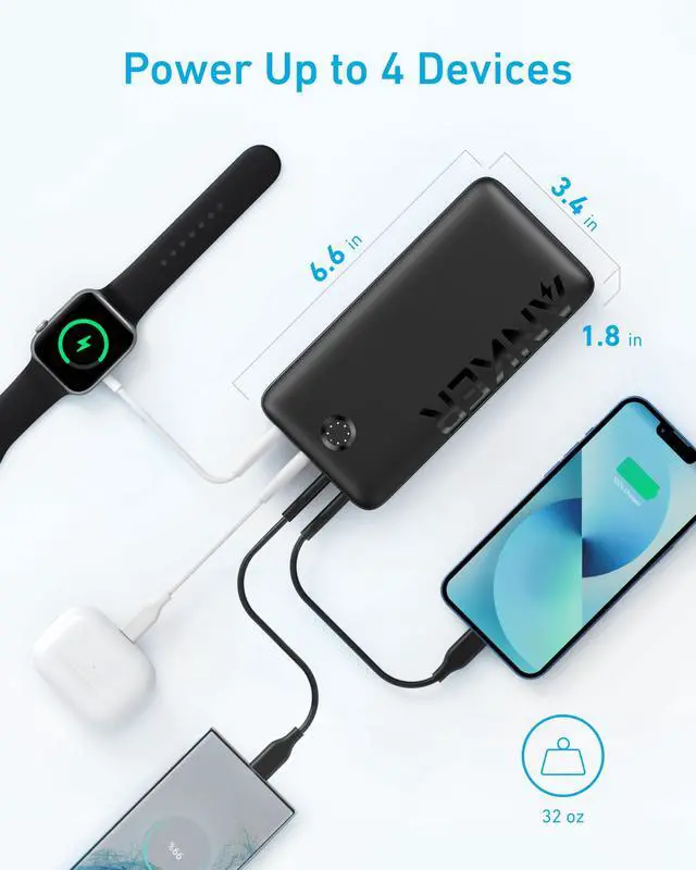Alt view image 4 of 6 - Portable Charger, Power Bank, 40,000mAh 30W Battery Pack with USB-C High-Speed Charging, for MacBook, iPhone iPhone 15/15 Plus/15 Pro/15 Pro Max, iPhone14/13/12 Series, Samsung Galaxy, iPad