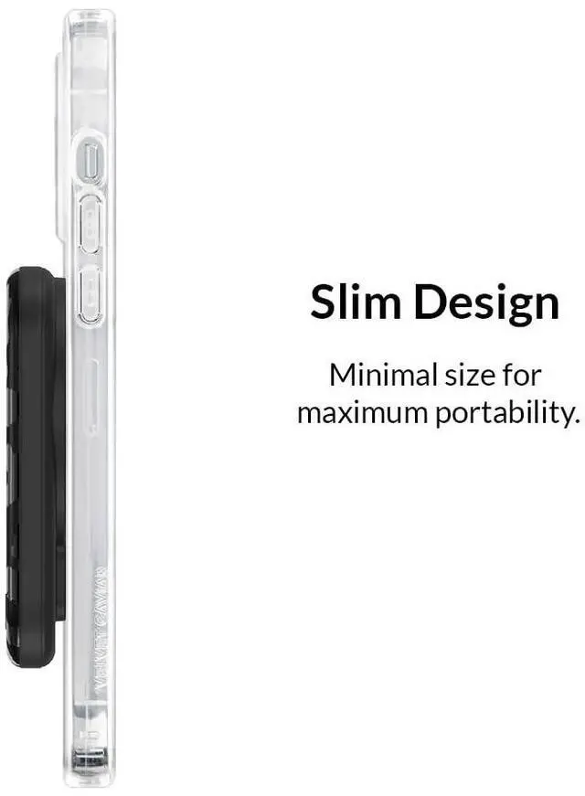 Alt view image 6 of 7 - Battery Pack Compatible with MagSafe - Magnetic Portable Power Bank with USB-C Cable - Slim Pod Charger for iPhone 12 13 14 15 - Fast Charging 5000 mAh - Black Leopard