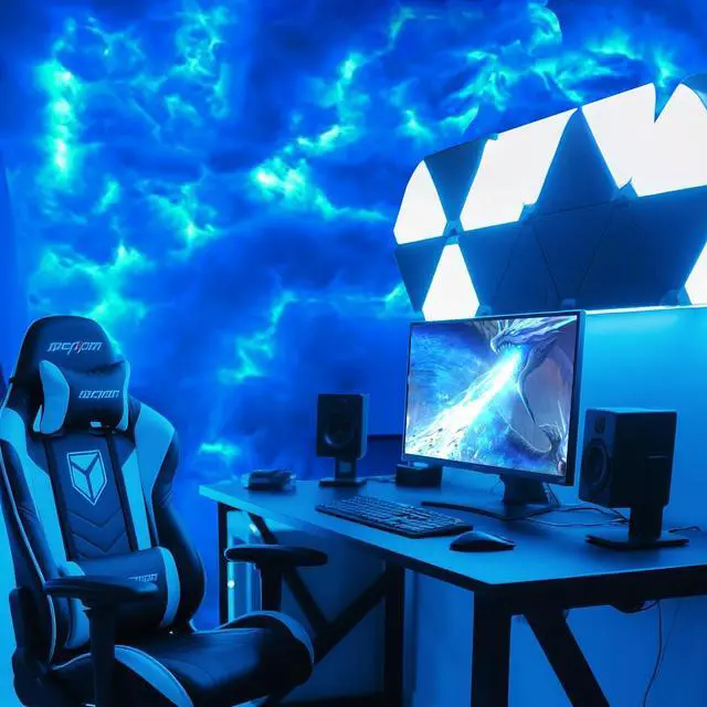 Main image of ,New 3D Thundercloud LED Light Cotton Lightning Cloud Colorful Atmosphere Night Light, DIY Creative Cloud Lights Gaming Room Garage Club Bar dj Party,16 Feet