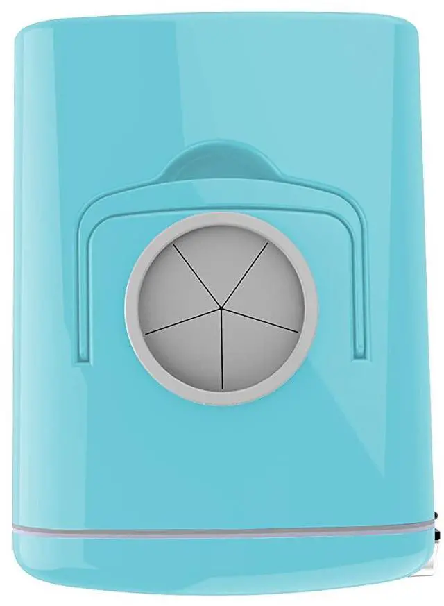Alt view image 3 of 4 - EFMIS171-BLACK Retro Mini Portable Personal Fridge - Ideal for Home, Office or Dorm - Features Active Cooling Can Holder on Top - Includes Carrying Handle, AC/DC Wall/Car Charger - Blue