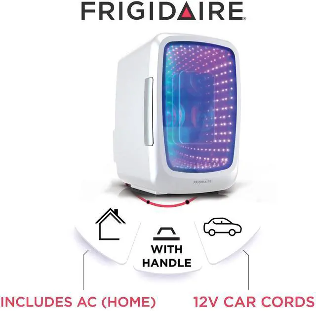 Alt view image 2 of 7 - EFMIS179 Gaming Light Up Mini Beverage Refrigerator, White