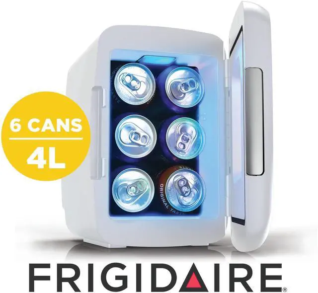 Alt view image 3 of 7 - EFMIS179 Gaming Light Up Mini Beverage Refrigerator, White
