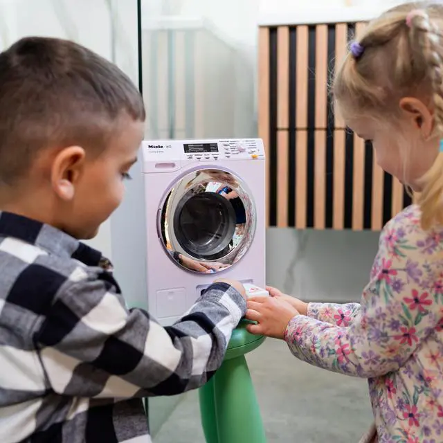 Alt view image 2 of 7 - Theo Miele Washing Machine Premium Toys for Kids Ages 3 Years & Up, White