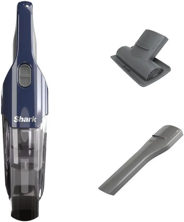 Main image of Cyclone PET Handheld Vacuum with 8" Crevice Tool, HyperVelocity Suction, Navy Blue/Grey, CH701