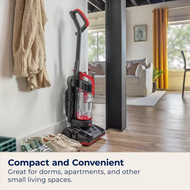Alt view image 3 of 7 - CleanView Compact Upright Vacuum, Fits in Dorm Rooms & Apartments, Lightweight with Powerful Suction and Removable Extension Wand, 3508