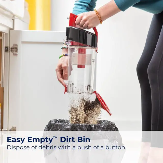 Alt view image 6 of 7 - CleanView Compact Upright Vacuum, Fits in Dorm Rooms & Apartments, Lightweight with Powerful Suction and Removable Extension Wand, 3508