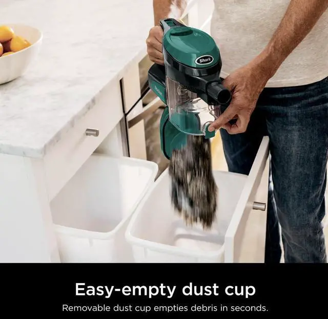 Alt view image 6 of 7 - Corded Stick Vacuum, Ultra-Lightweight, Swivel Steering, Powerful Deep-Cleaning, Floor-to-Ceiling Versatility, Converts to a Handheld Vacuum, Carpets & Hardfloor, Green, CS110EM