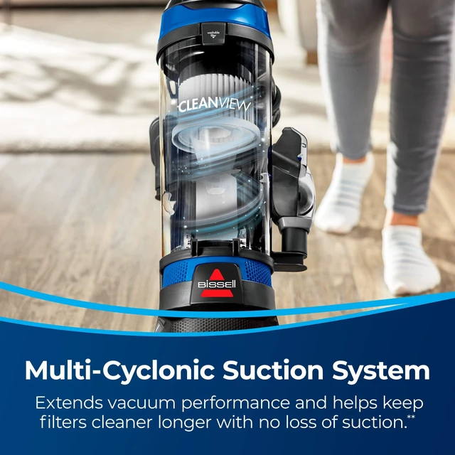 Alt view image 7 of 7 - CleanView Upright Vacuum with Active Extension Wand, XL 2L Dirt Tank Capacity, Powerful Suction & OnePass Technology for Carpets & Hard Floors, 3536
