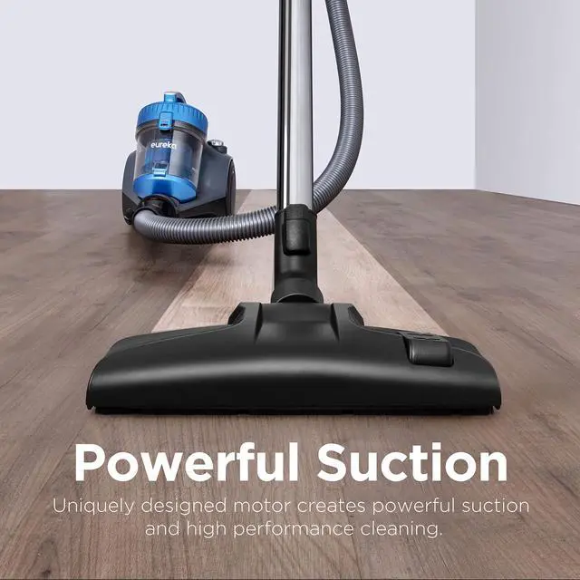 Alt view image 2 of 7 - WhirlWind Bagless Canister 2.5L Vacuum Cleaner, Lightweight Vac for Carpets and Hard Floors, NEN110A, Blue