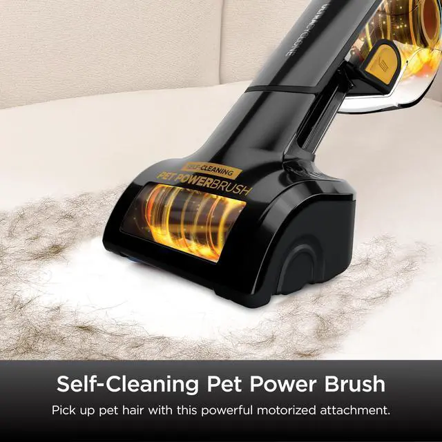 Alt view image 5 of 7 - UltraCyclone Pet Pro Plus Cordless Hand Vacuum, Powerful Suction, Handheld Vacuum for Car & Home, Pet Power Brush, Crevice Tool, Scrubbing Brush, XL Dust Cup, Black, CH951