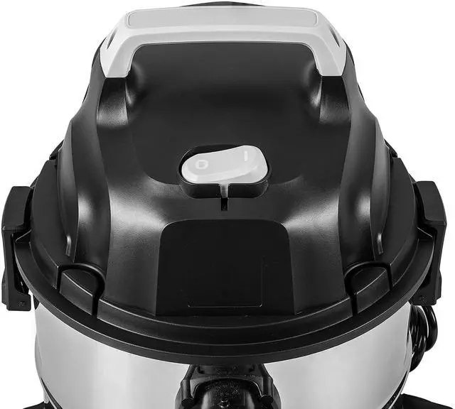Alt view image 7 of 7 - _Mega Brand Wet Dry Vacuum Cleaner, 4 gallon Shop, 3 HP Stainless Steel, Grey/Black