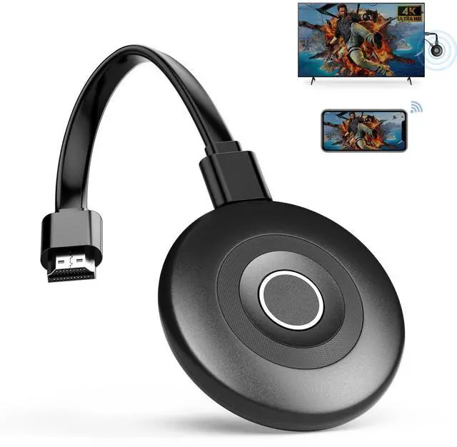 Main image of Wireless HDMI Display Dongle Adapter, Plug & Play 4K HDMI Wireless Screen Mirroring Adapter for TV, 5G Streaming Video from Phone Tablet Laptop to TV/Monitor/Projector, Support AirPlay DLNA Miracast