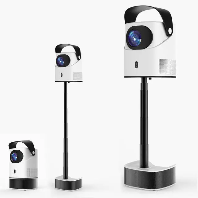 Main image of Unitedtime Projector with InStand Handheld bracket Portable WiFi and Bluetooth Native 1080p Support 4K for Home Theater Support HDMI, USB, PC, TV Box TS2