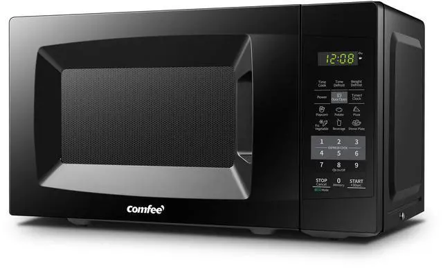 Main image of EM720CPL-PMB Countertop Microwave Oven with Sound On/Off, ECO Mode and Easy One-Touch Buttons, 0.7 Cu Ft, Black