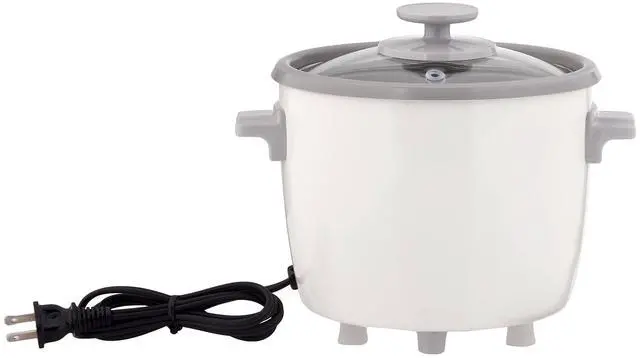 Alt view image 3 of 4 - 3 Cup Rice Cooker/Steamer ( White)
