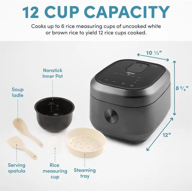 Alt view image 4 of 7 - Professional 6-Cups (UnCooked) / 3Qt. 360° Induction Rice Cooker & Multicooker (ARC-7606GR)
