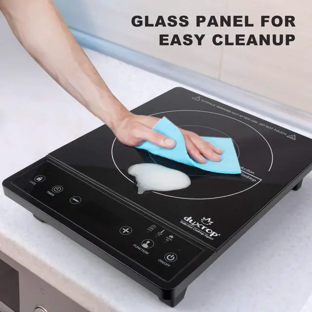 Alt view image 6 of 7 - Portable Induction Cooktop, Countertop Burner, Induction Burner with Timer and Sensor Touch, 1800W 8500ST E210C2