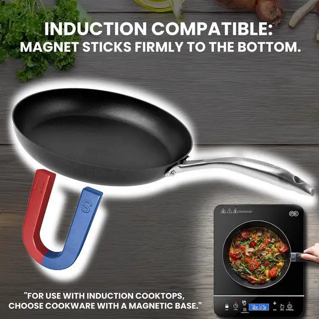 Alt view image 4 of 7 - Portable Induction Cooktop Hot Plate Countertop Burner 1800 Watts Induction Burner with LCD Sensor Touch, LED Display, 10 Temperature Levels, Child Safety Lock, Auto Shutoff Function