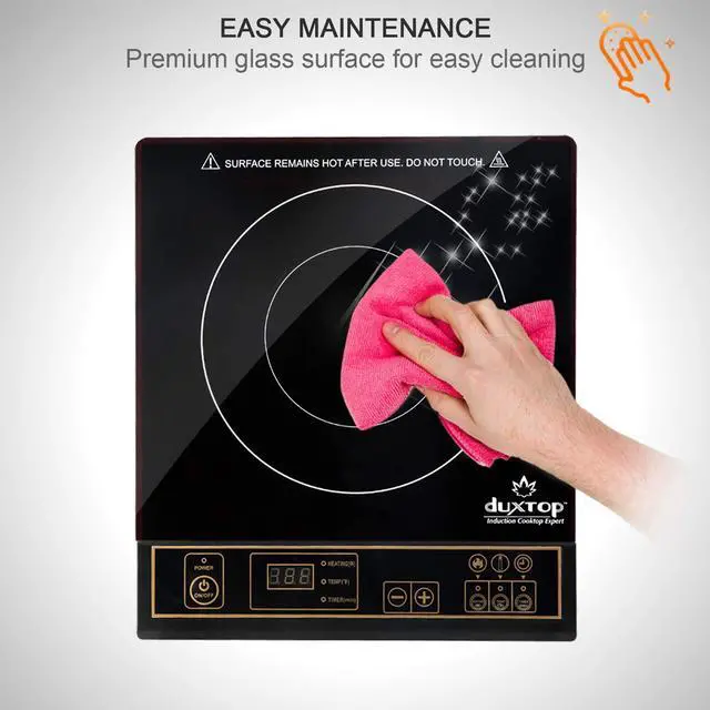 Alt view image 3 of 7 - 1800W Portable Induction Cooktop Countertop Burner, Gold 8100MC/BT-180G3
