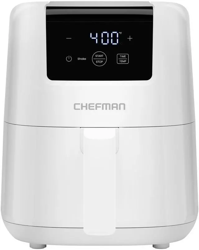 Main image of 2 Qt Mini Air Fryer Digital Space-Saving Compact Air Fryer with Nonstick and Dishwasher Safe Basket, Quick & Easy Meals in Minutes, Features Digital Timer and Shake Reminder White