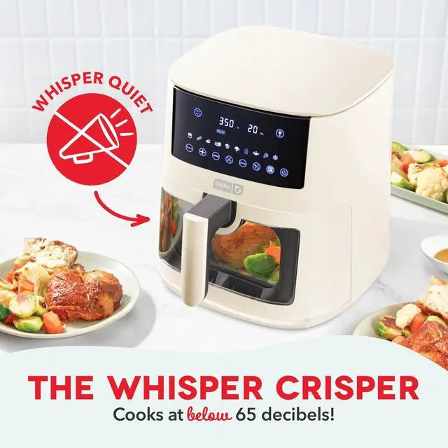 Alt view image 5 of 7 - 7qt Clear View Digital Air Fryer - Cream