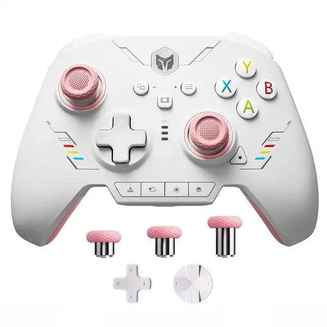 Main image of Wireless Controllers, BIGBIG WON Rainbow 2 SE Controller for PC Motion Control, Hall Effect Trigger, 12-bit ADC, 3 Sets of Joysticks, 4-way&8-way D-pad Controller for Switch/PC/Android/iOS
