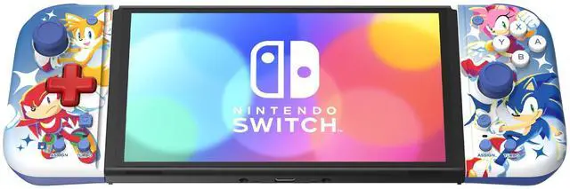 Alt view image 3 of 5 - Nintendo Switch Split Pad Compact (Sonic the Hedgehog Edition) Ergonomic Controller for Handheld Mode - Officially Licensed by Nintendo and SEGA