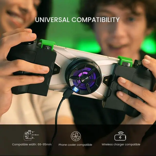 Alt view image 3 of 7 - X4 Aileron Bluetooth Mobile Gaming Controller for Android with Hall Effect Joysticks - Split Design with Carrying Case - Play Diablo Immortal, Minecraft, Fortnite, Dead Trigger 2 & More