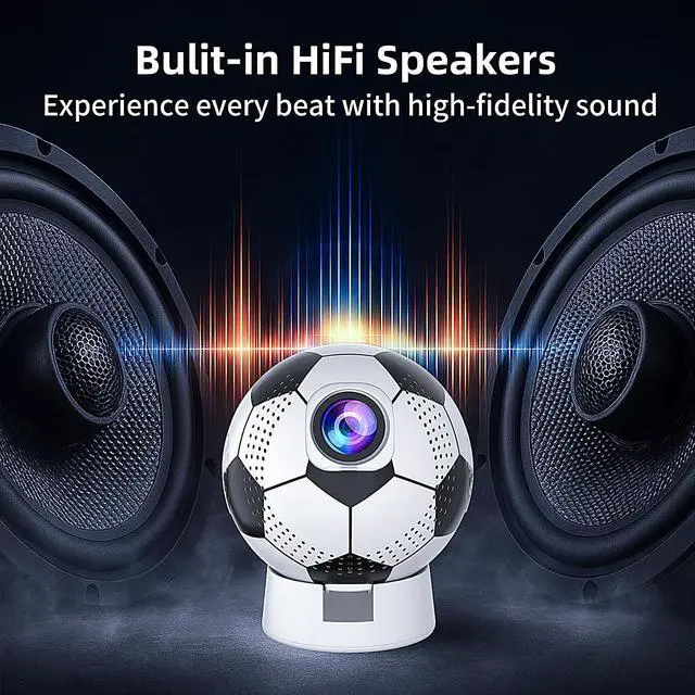 Alt view image 3 of 6 - Projector with WiFi and Bluetooth, Portable Outdoor Movie Projector with Stand, Android 11, Electronic Focus & Auto Keystone, Proyector Compatible with Smartphone, Fire TV Stick, HDMI, USB, Indoor Use