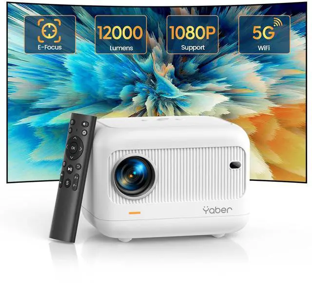 Main image of [Electric Focus]Mini Projector with 5G WiFi and Bluetooth 5.2, 1080P Outdoor Projector Support ±40° Keystone Correction,Portable Projector for Phone/ TV Stick/Laptop/PS5
