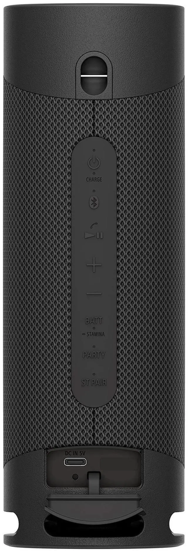Alt view image 2 of 7 - SRS-XB23 - Super-Portable, Powerful and Durable, Waterproof, Wireless Bluetooth Speaker with Extra BASS Black