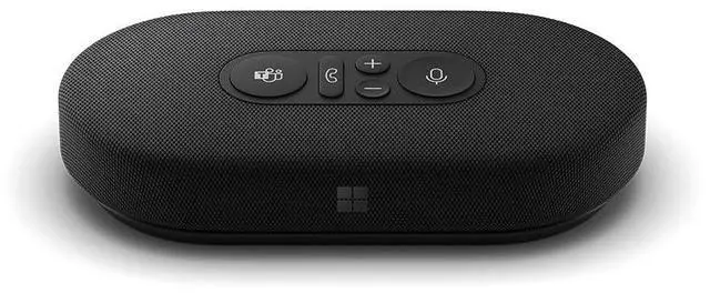 Alt view image 4 of 6 - Modern USB-C Speaker, Certified for Teams, 2- Way Compact Stereo Speaker, Call Controls, Noise Reducing Microphone. Wired USB-C Connection,Black