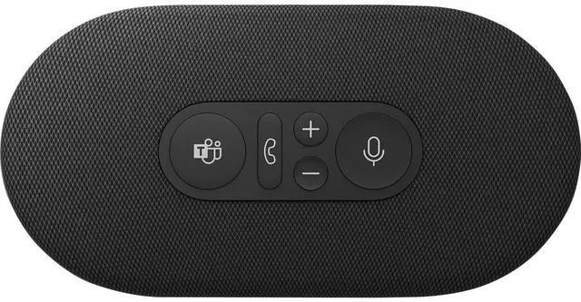 Alt view image 5 of 6 - Modern USB-C Speaker, Certified for Teams, 2- Way Compact Stereo Speaker, Call Controls, Noise Reducing Microphone. Wired USB-C Connection,Black
