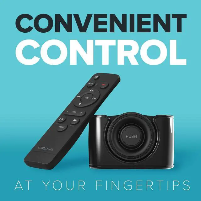 Alt view image 7 of 7 - Stage SE Under-Monitor Soundbar with USB Digital Audio and Bluetooth 5.3, Clear Dialog and Surround by Sound Blaster, Powered via Adapter