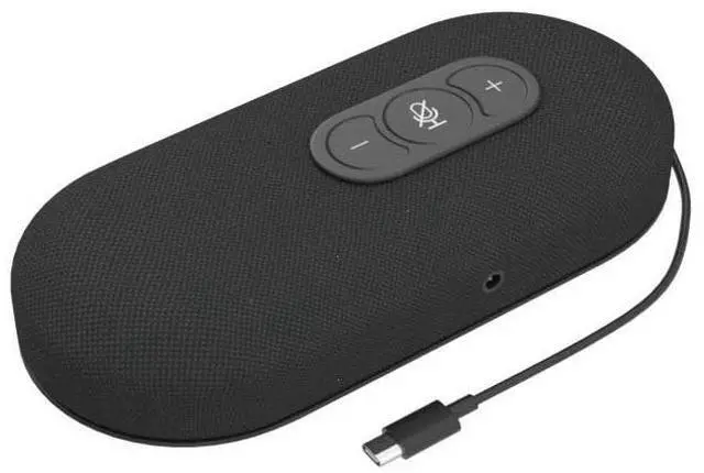 Alt view image 4 of 7 - USB Speakerphone, Conference Computer Speakers with Microphone for Home Office Calls, 360 Degree Enhanced Voice Pickup, Noise Reduction, Echo Cancellation, Compatible with Zoom, Teams, Skype